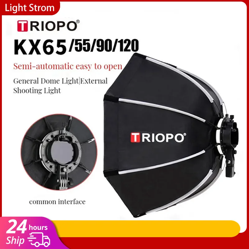 TRIOPO KX 65cm 90cm Softbox oc - Softbox 120Cm Octagon reseña y precio