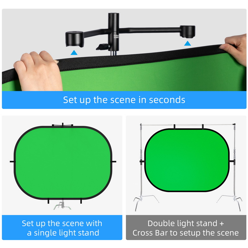 Selens-Clip reflector para fot - Photography Backdrop Stand Kit reseña y precio