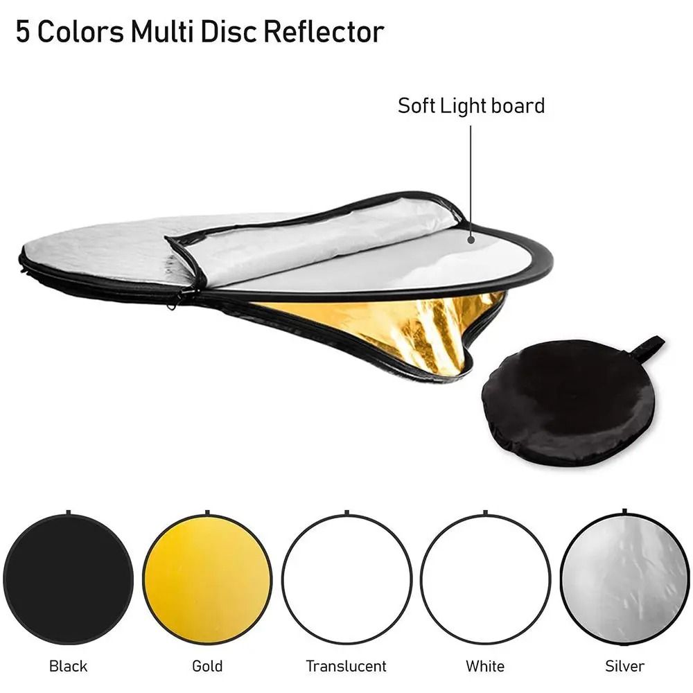 Nuevo Reflector de Fotografía  - Reflector 5 In 1 110Cm reseña y precio