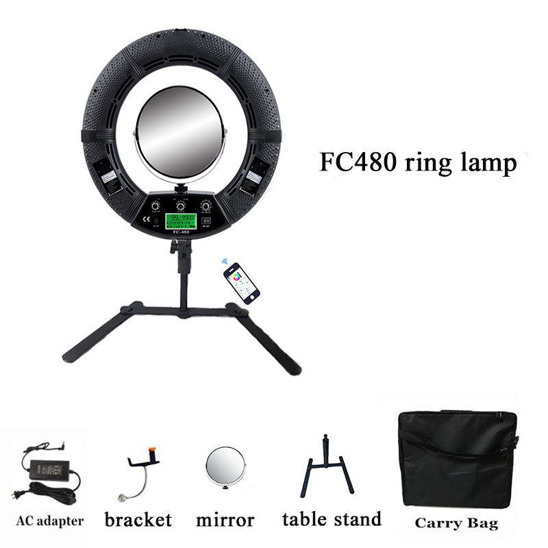 Yidoblo 18 pulgadas FC480 RGB  - Ring Light 18 Inch Studio reseña y precio