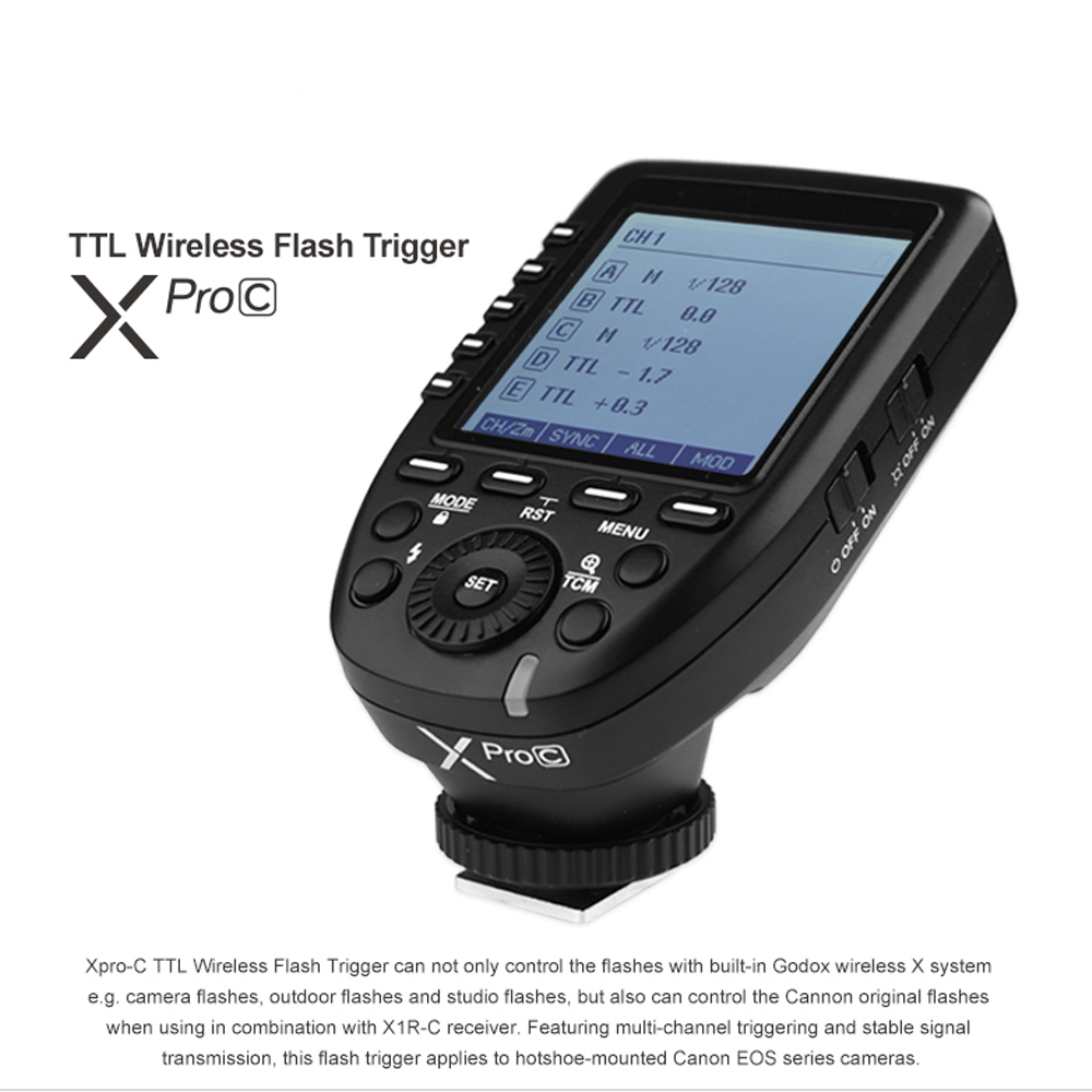 Disparadores de flash inalámbr - Wireless Flash Trigger 2.4G reseña y precio