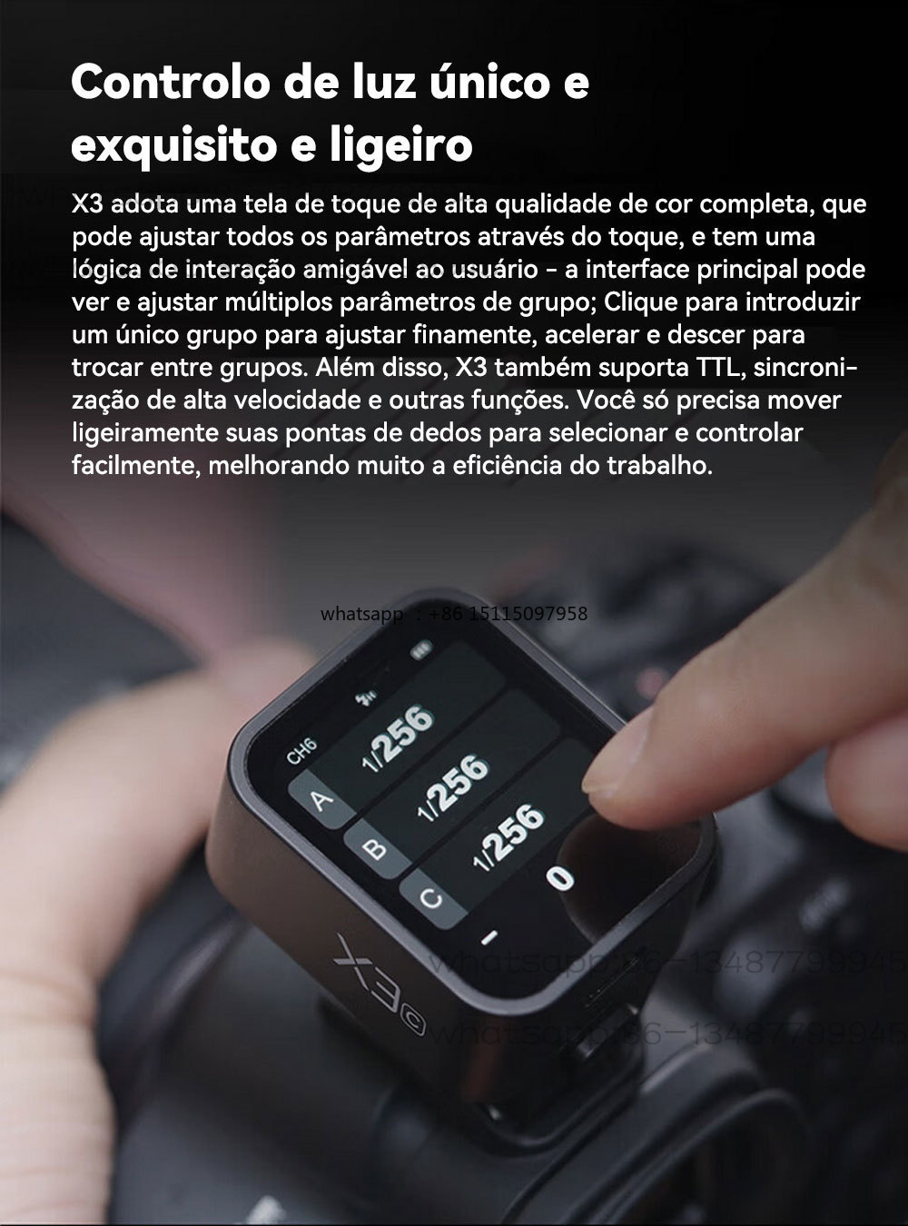 Godox X3 TTL HSS 2.4G Transmis - Wireless Flash Trigger 2.4G reseña y precio