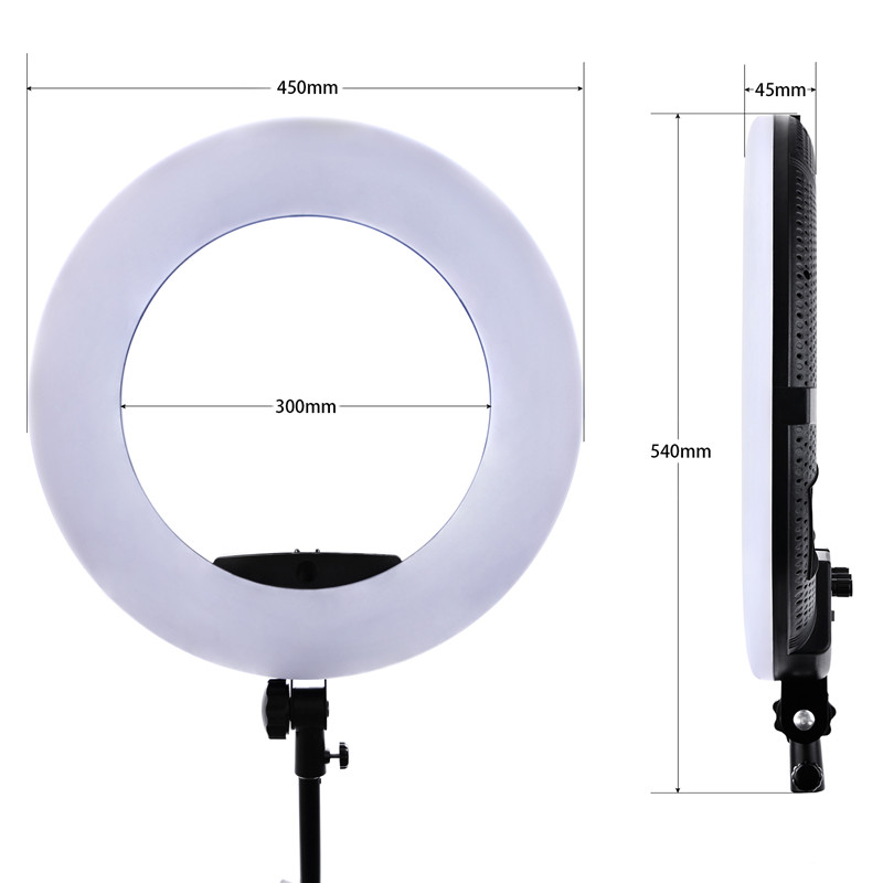 Anillo de luz RGB profesional, - Ring Light 18 Inch Studio reseña y precio